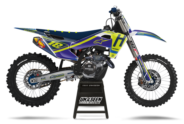 Husqvarna Racer Portyl Navy Graphic Kit - TC FC TE TX FE FS FX Models | All Years