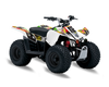 Suzuki LTZ50 ATV Graphics - Revd Up White