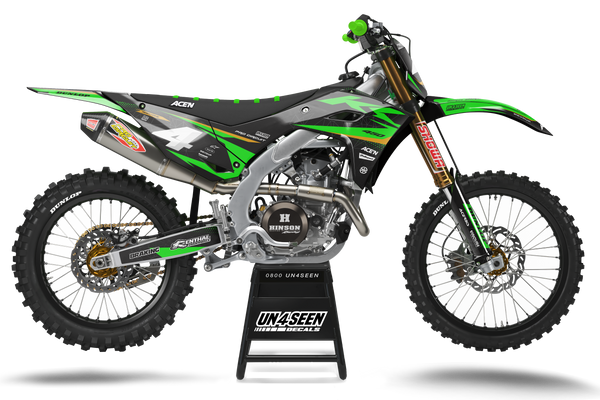 Kawasaki Flow Gold Graphic Kit - KK KXF KDX KLX Models | All Years