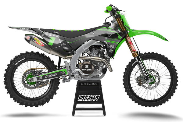 Kawasaki Farlie Loop Graphic Kit - KK KXF KDX KLX Models | All Years