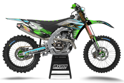 Kawasaki Sweat & Pain Graphic Kit - KK KXF KDX KLX Models | All Years