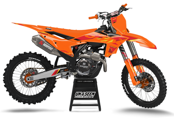 KTM 2025 Six Days Replica Graphic Kit - SX SXF XC XCF EXC EXCF Models | All Years
