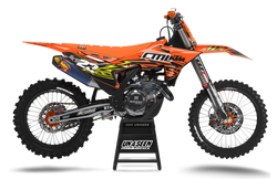 KTM Zag Orange Graphic Kit - SX SXF XC XCF EXC EXCF Models | All Years