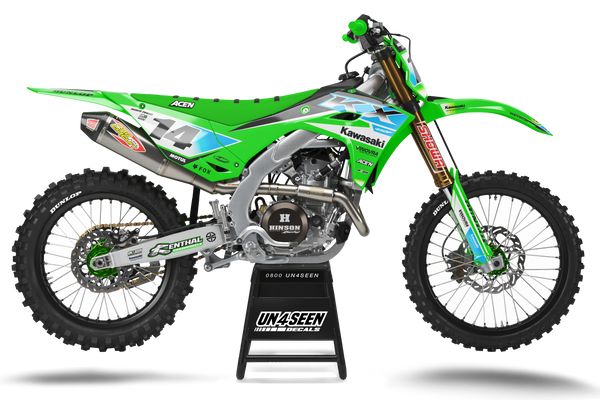 Kawasaki Oppie Graphics Kit - KX KXF KDX KLX Models | All Years