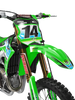 Kawasaki Oppie Graphics Kit - KX KXF KDX KLX Models | All Years