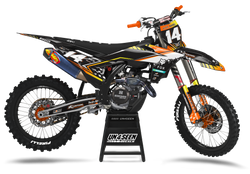 KTM Kaleidoscope Orange Graphic Kit - SX SXF XC XCF EXC EXCF Models | All Years