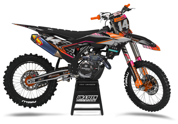 KTM Kaleidoscope Pink Graphic Kit - SX SXF XC XCF EXC EXCF Models | All Years