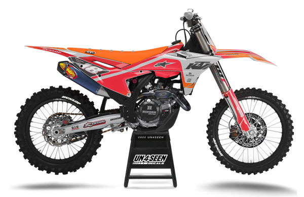 KTM Racer Portyl Red Graphic Kit - SX SXF XC XCF EXC EXCF Models | All Years