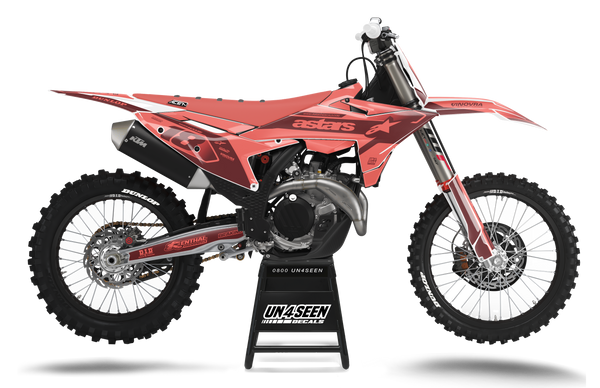KTM Racer Riway Peach Graphic Kit - SX SXF XC XCF EXC EXCF Models | All Years