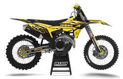 KTM Racer Riway Yellow Graphic Kit - SX SXF XC XCF EXC EXCF Models | All Years
