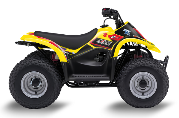 Suzuki LT50A  ATV Graphics - Speed Red