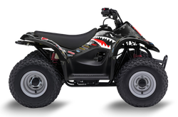 Suzuki LT50A  ATV Graphics - Warhead Black