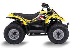 Suzuki LT50A  ATV Graphics - Warhead Yellow