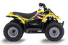 Suzuki LT50A  ATV Graphics - Warhead Yellow