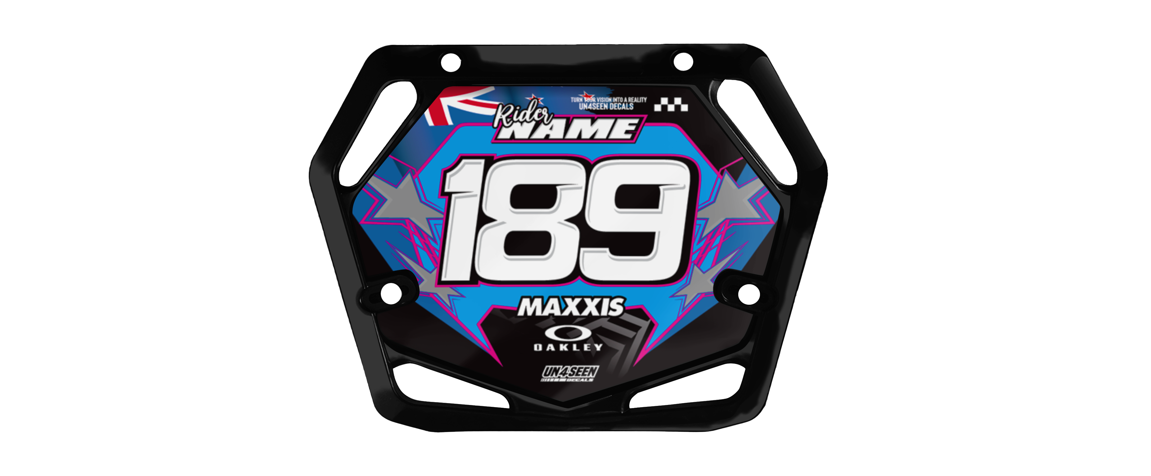 Mac Bmx Sticker MAC ONE BMX - States Blue New Zealand