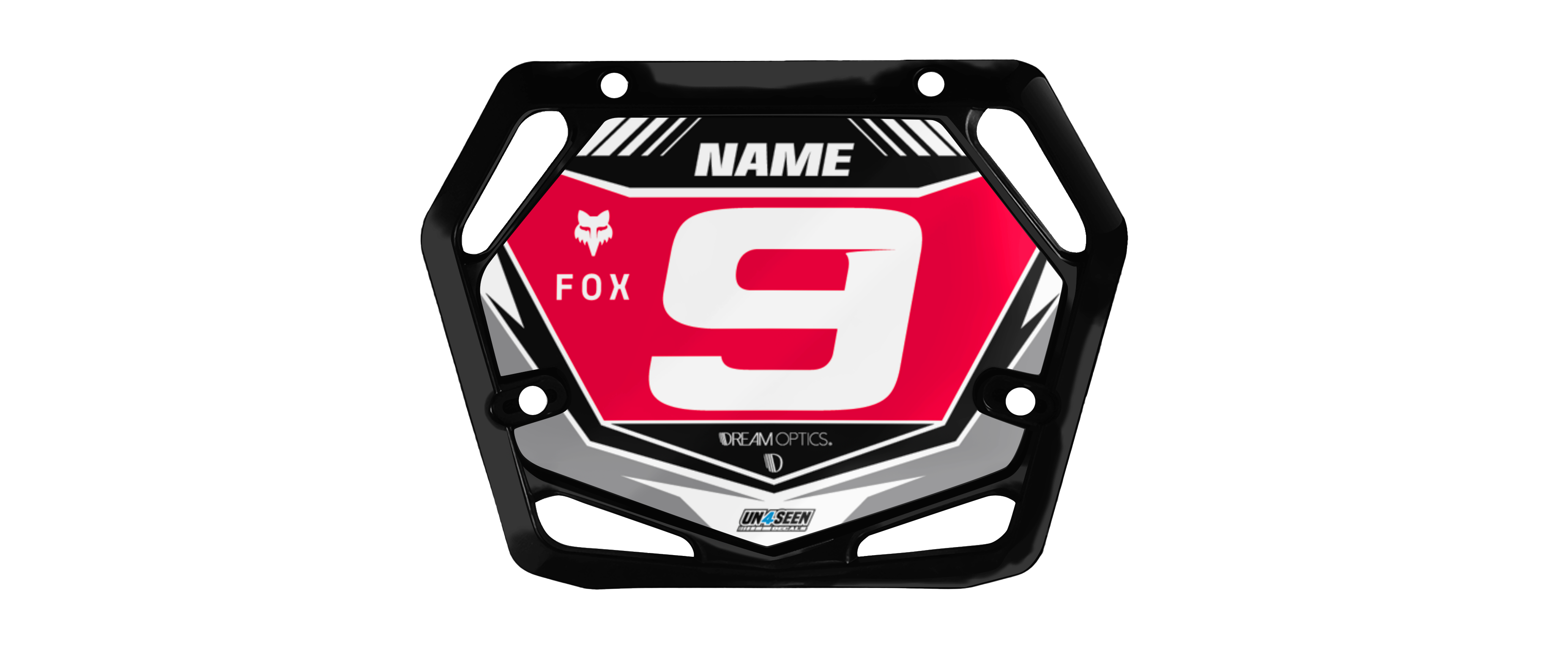 Mac Bmx Sticker MAC ONE BMX - GCN Red New Zealand