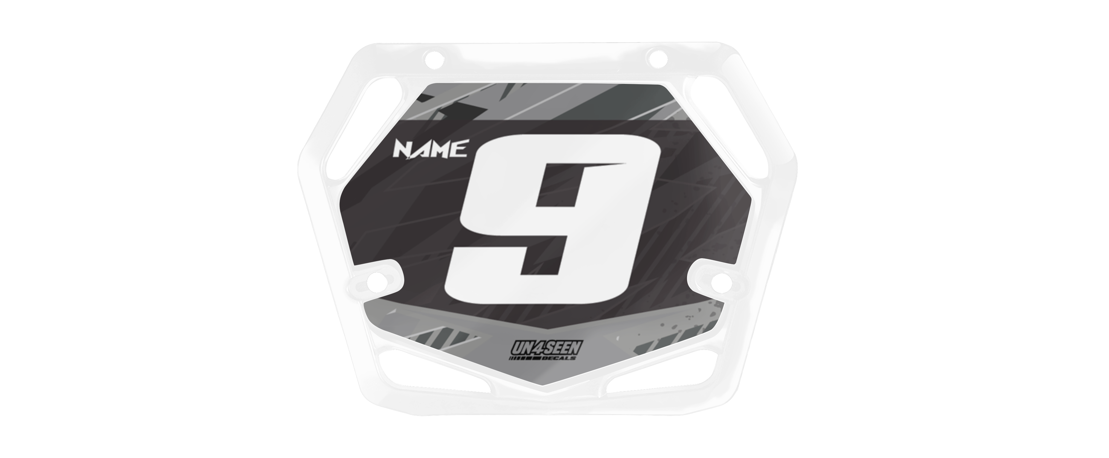 Mac Bmx Sticker MAC ONE BMX - Geo Grey New Zealand