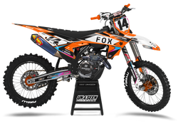 KTM Mystic Vixen Orange Graphic Kit - SX SXF XC XCF EXC EXCF Models | All Years
