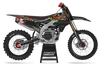 Yamaha Graphics Kit - Diamonds Black Red