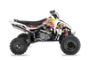 Suzuki LTR450 ATV Graphics Kit - Vapor Wave