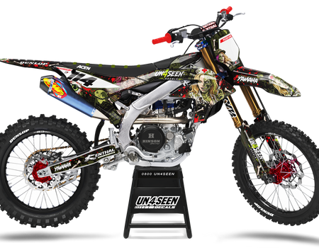Kawasaki Zombie Graphics Kit - Nurse Nightmare