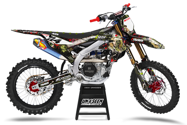 Kawasaki Zombie Graphics Kit - Nurse Nightmare
