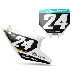 Husqvarna Rockstar Edition Number Background - TC FC TE TX FE FS FX Models | All Years
