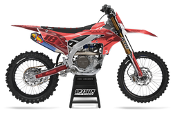 Yamaha Racer Riway Peach Graphic Kit - YZ YZF WR TTR PW Models | All Years