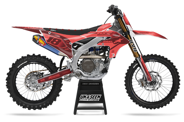 Yamaha Racer Riway Peach Graphic Kit - YZ YZF WR TTR PW Models | All Years