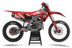 Honda Ravage Red Graphic Kit - CRF CR XR Models | All Years