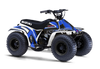 Suzuki LT50 ATV Graphics - Shards Blue