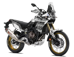 Yamaha Adventure Graphics Kit - Tenere 700 - Mixed Grunge White