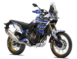 Yamaha Adventure Graphics Kit - Tenere 700 - Mixed Grunge Blue