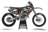 Triumph Racing Graphics Kit - Alpinestars Yellow Red