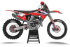 Triumph Racing Graphics Kit - Lucent Aqua Red
