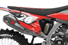 Triumph Racing Graphics Kit - Lucent Aqua Red