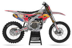 Yamaha Techstar Nomur Grey Graphic Kit - YZ YZF WR TTR PW Models | All Years
