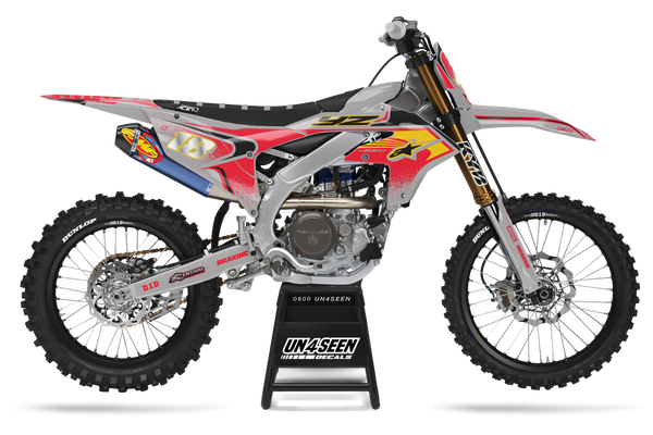 Yamaha Techstar Nomur Grey Graphic Kit - YZ YZF WR TTR PW Models | All Years