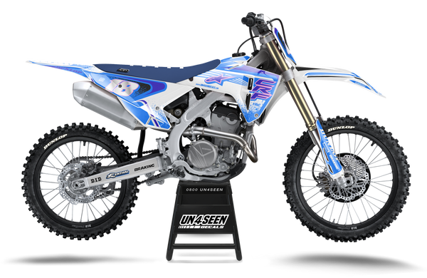 Honda Techstar Nomur Light Blue Graphic Kit - CRF CR XR Models | All Years