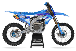 Yamaha Techstar Nomur Light Blue Graphic Kit - YZ YZF WR TTR PW Models | All Years