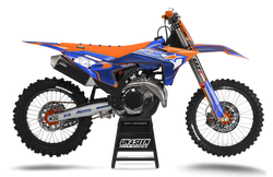 KTM Techstar Nomur Navy Graphic Kit - SX SXF XC XCF EXC EXCF Models | All Years