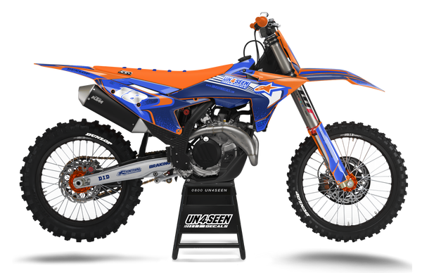 KTM Techstar Nomur Navy Graphic Kit - SX SXF XC XCF EXC EXCF Models | All Years