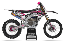 Yamaha Techstar Nomur Pink Graphic Kit - YZ YZF WR TTR PW Models | All Years