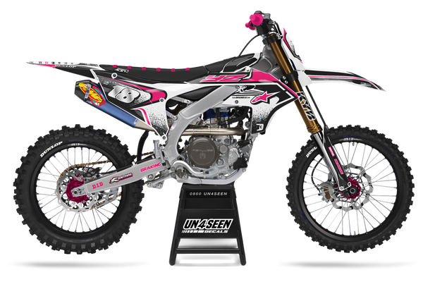 Yamaha Techstar Nomur Pink Graphic Kit - YZ YZF WR TTR PW Models | All Years