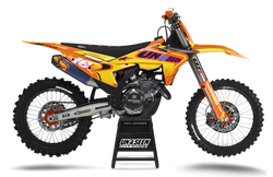 KTM Techstar Nomur Orange Yellow Graphic Kit - SX SXF XC XCF EXC EXCF Models | All Years