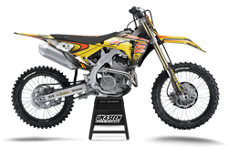 Honda Techstar Nomur Yellow Graphic Kit - CRF CR XR Models | All Years