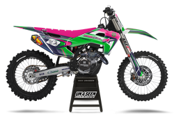 Husqvarna Techstar Nomur Green Graphic Kit - TC FC TE TX FE FS FX Models | All Years