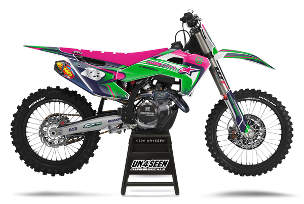 Husqvarna Techstar Nomur Green Graphic Kit - TC FC TE TX FE FS FX Models | All Years