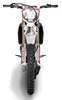 Honda Graphics Kit - Techstar Nomur Red White