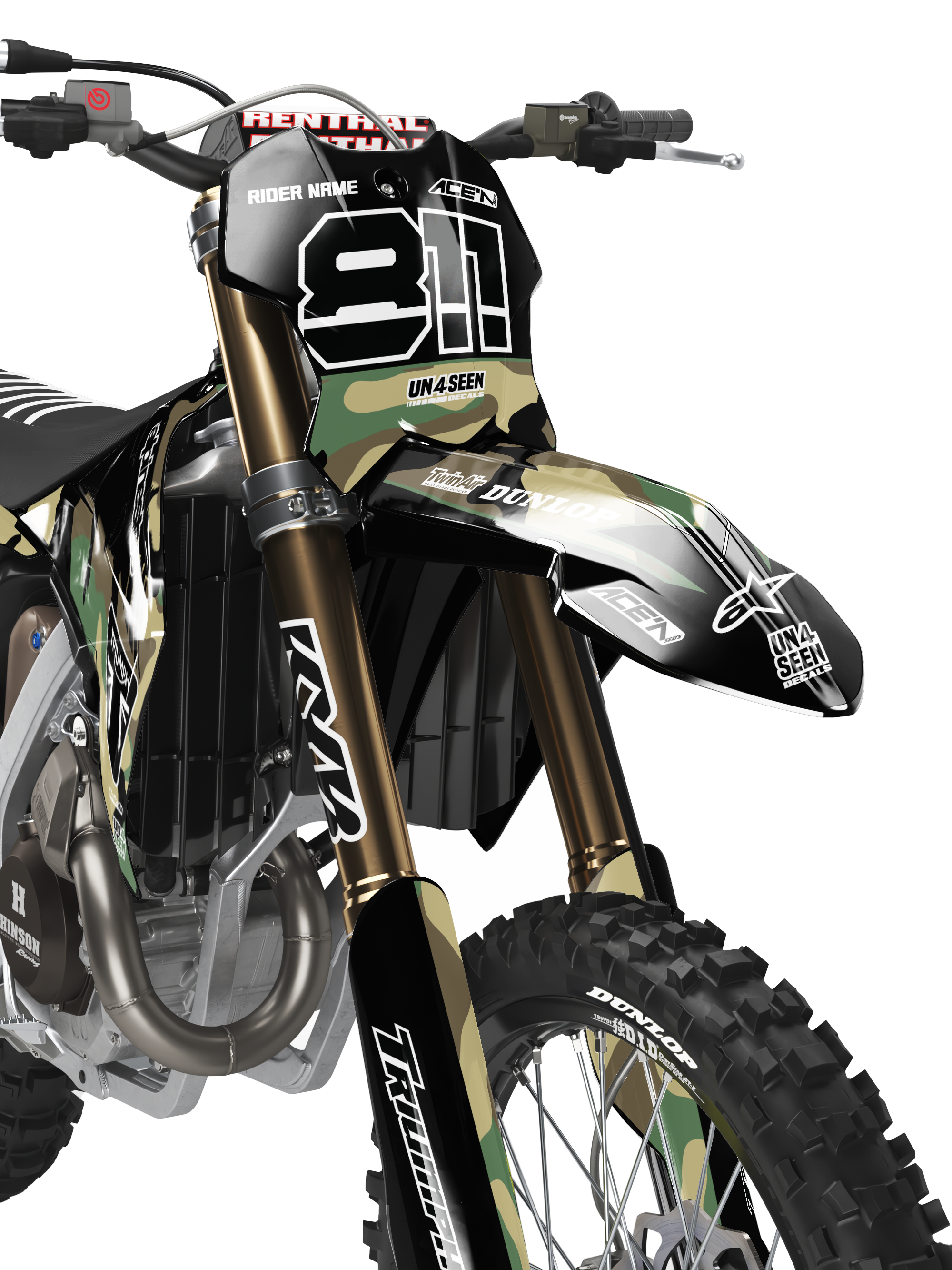 Backwoods Racing Graphics Kit Triumph Racing Graphics Kit - Armed New Zealand